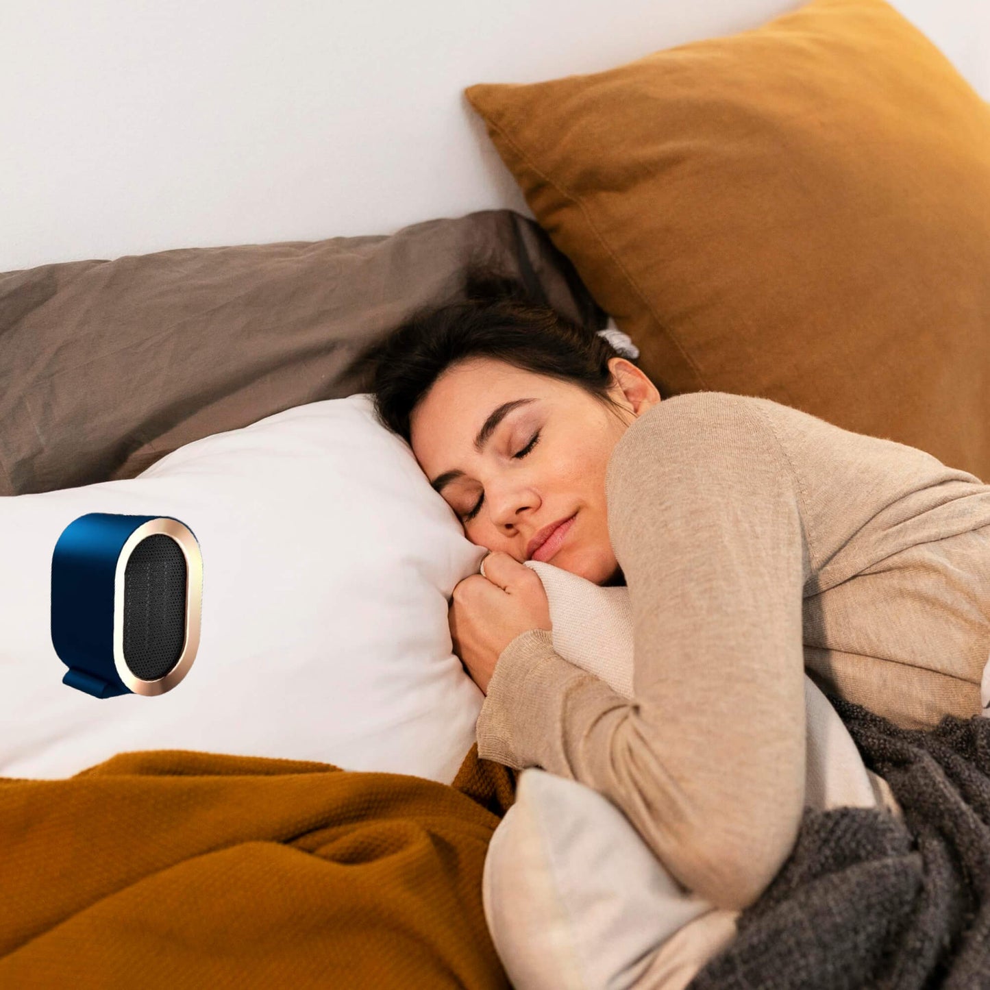 Portable Energy Efficient Electric Space Heater for Small Rooms