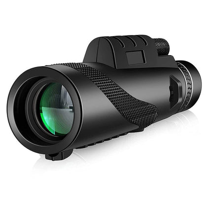 Portable HD Telescope with BAK4 Prism Optics and Smartphone Adapter