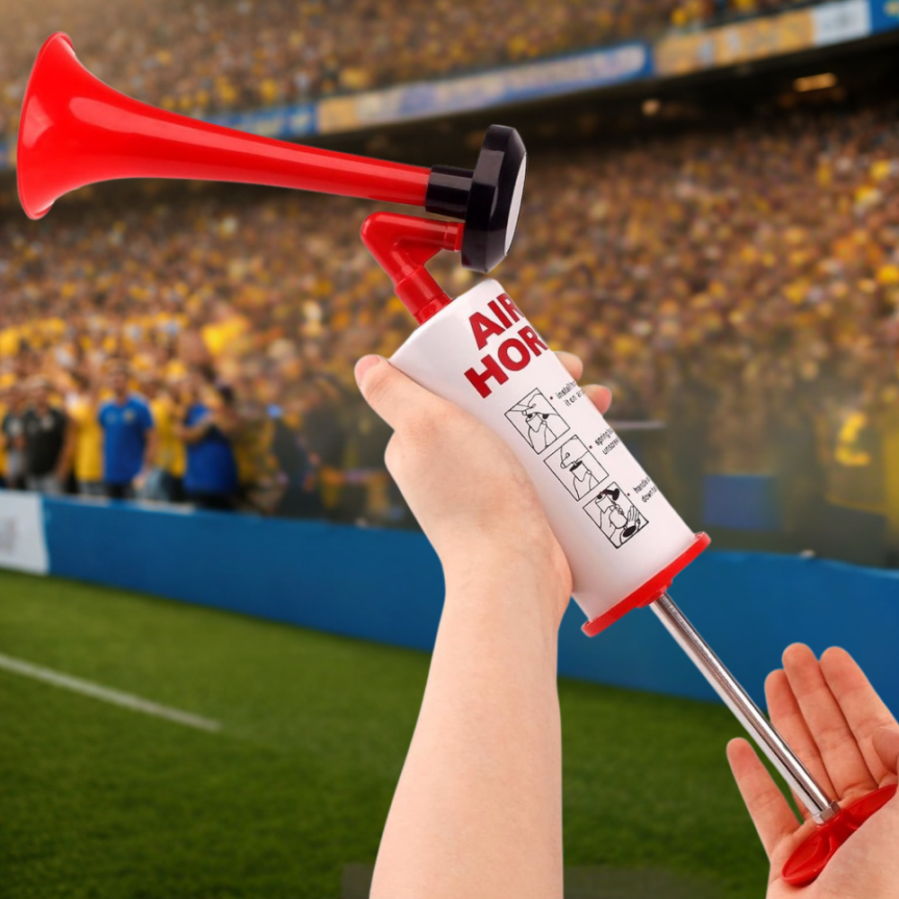 Portable Manual Air Horn Loud Signal Horn for Sports and Safety Events