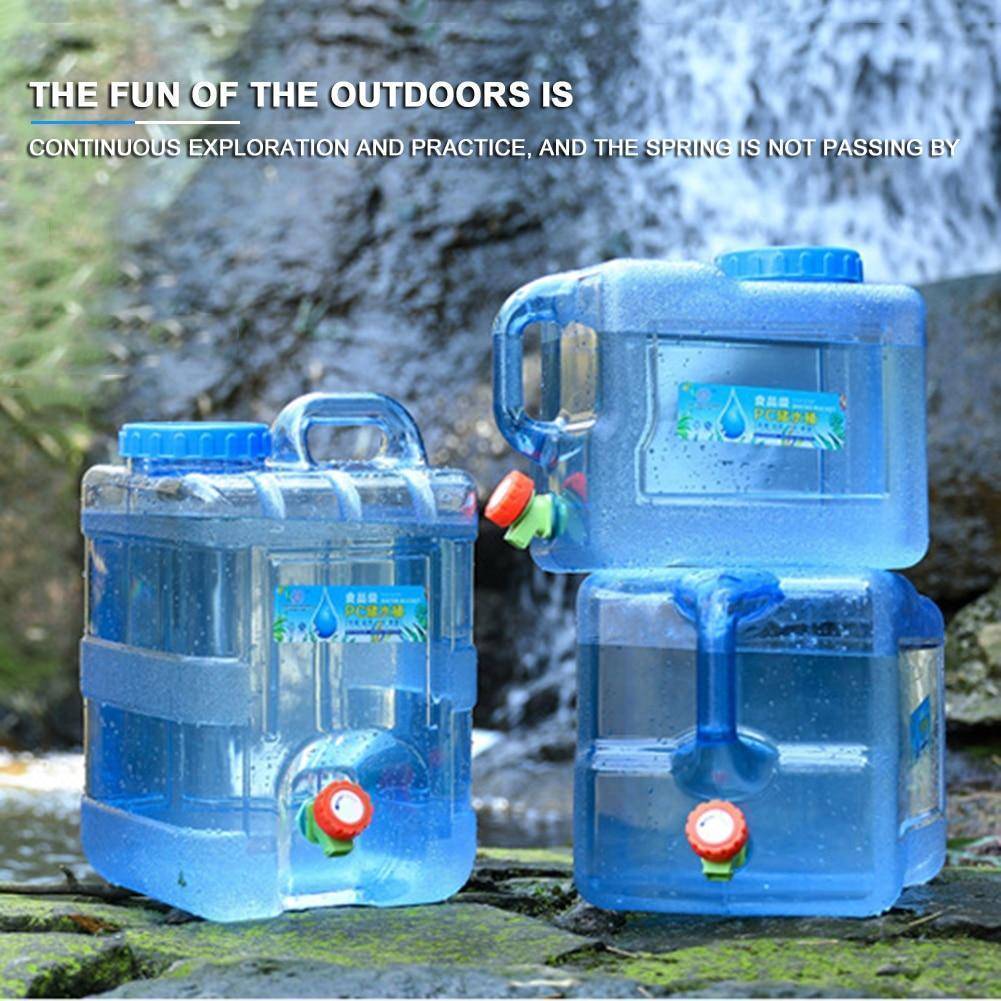 Portable Outdoor Water Storage Barrel with Spigot and Multiple Capacity Options