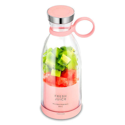 Portable Rechargeable Juice Blender with Stainless Steel Blades