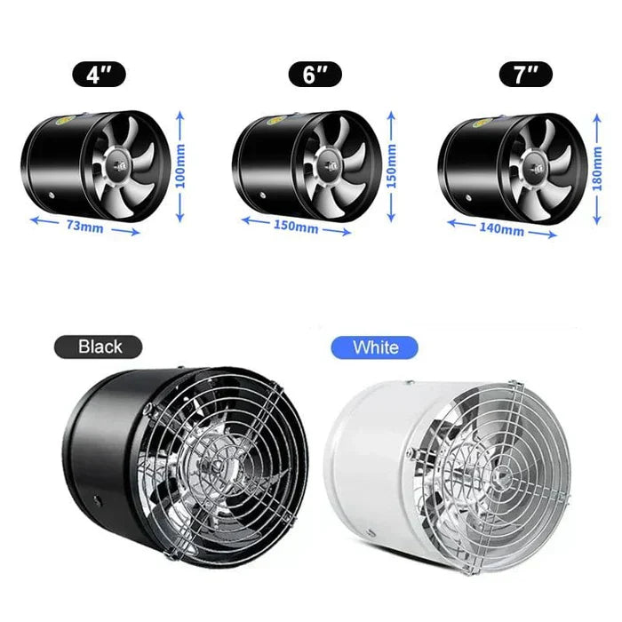 Powerful Silent Extractor Fan High Performance Ventilation for Home and Kitchen
