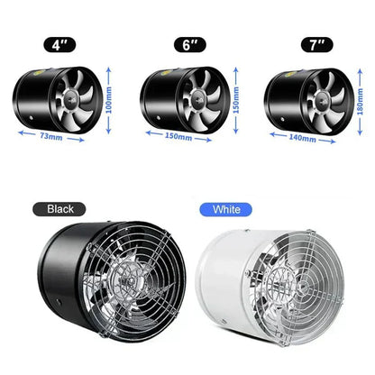 Powerful Silent Extractor Fan High Performance Ventilation for Home and Kitchen