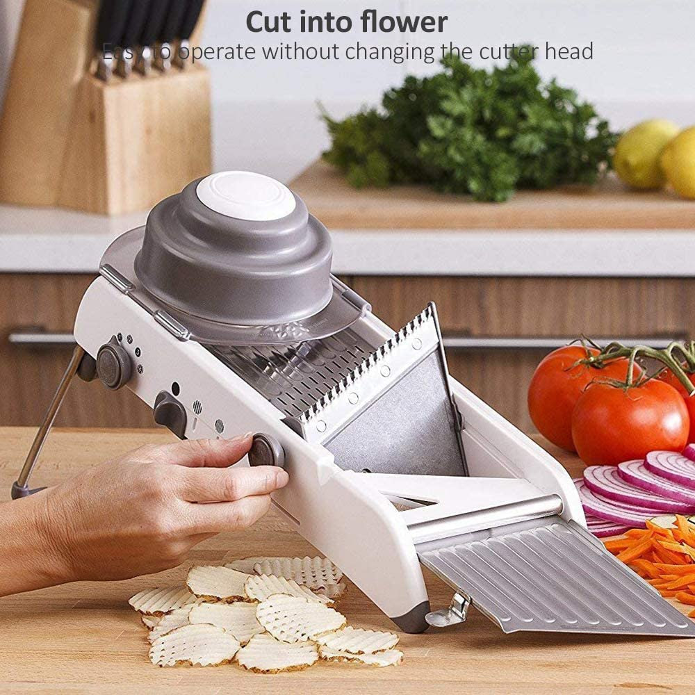 ProSlice Mandoline Vegetable Slicer with Precision Adjustable Blades