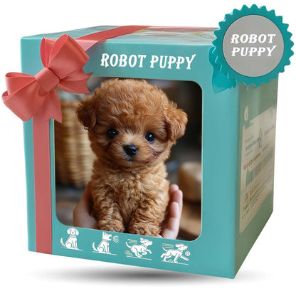 Realistic Plush Toy Puppy with Interactive Tail Wagging and Head Movement