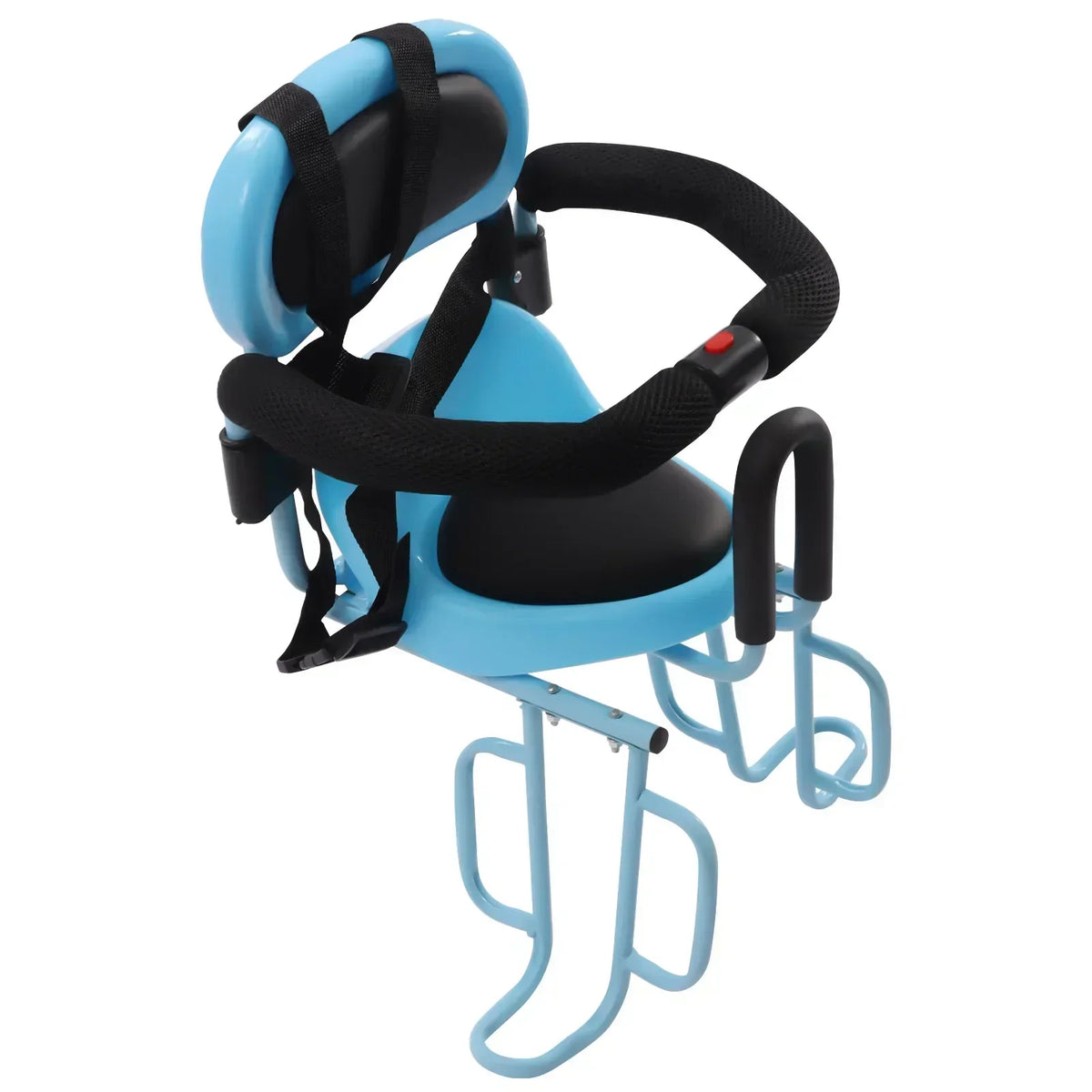 Rear Mounted Child Bike Seat with Backrest and Footrests