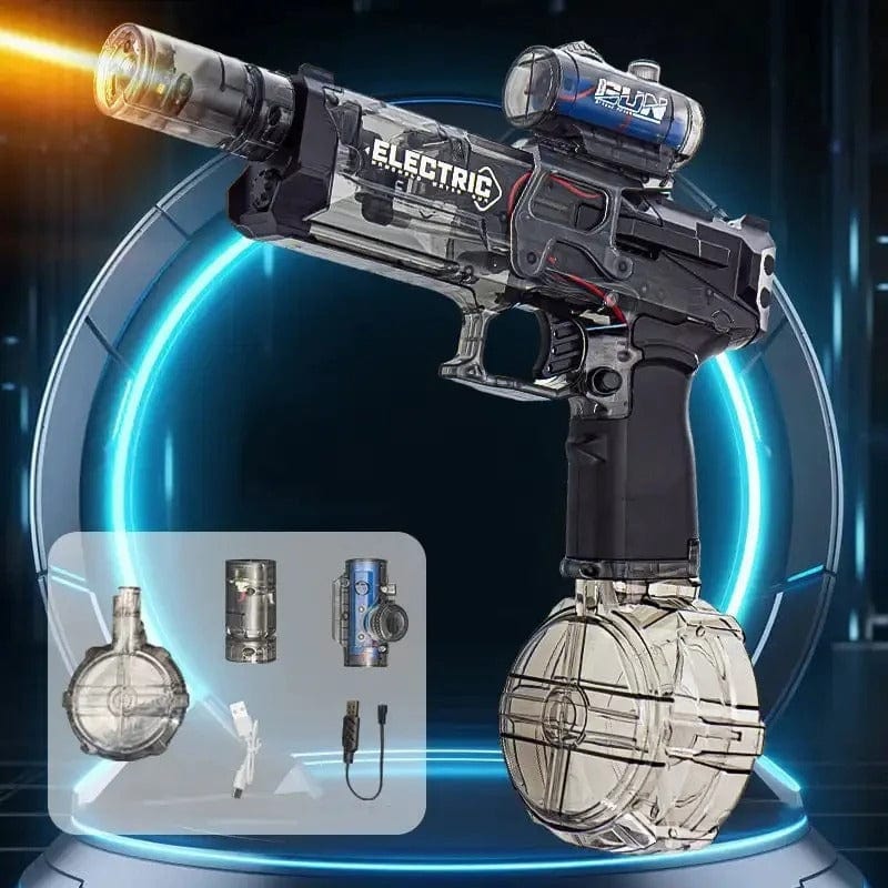 Rechargeable Electric Water Gun with Long Range and LED Effects