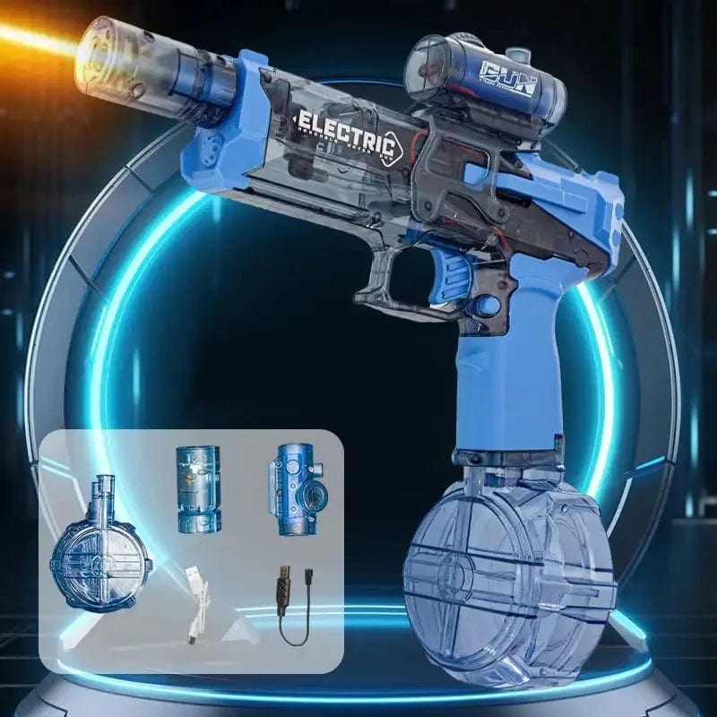 Rechargeable Electric Water Gun with Long Range and LED Effects