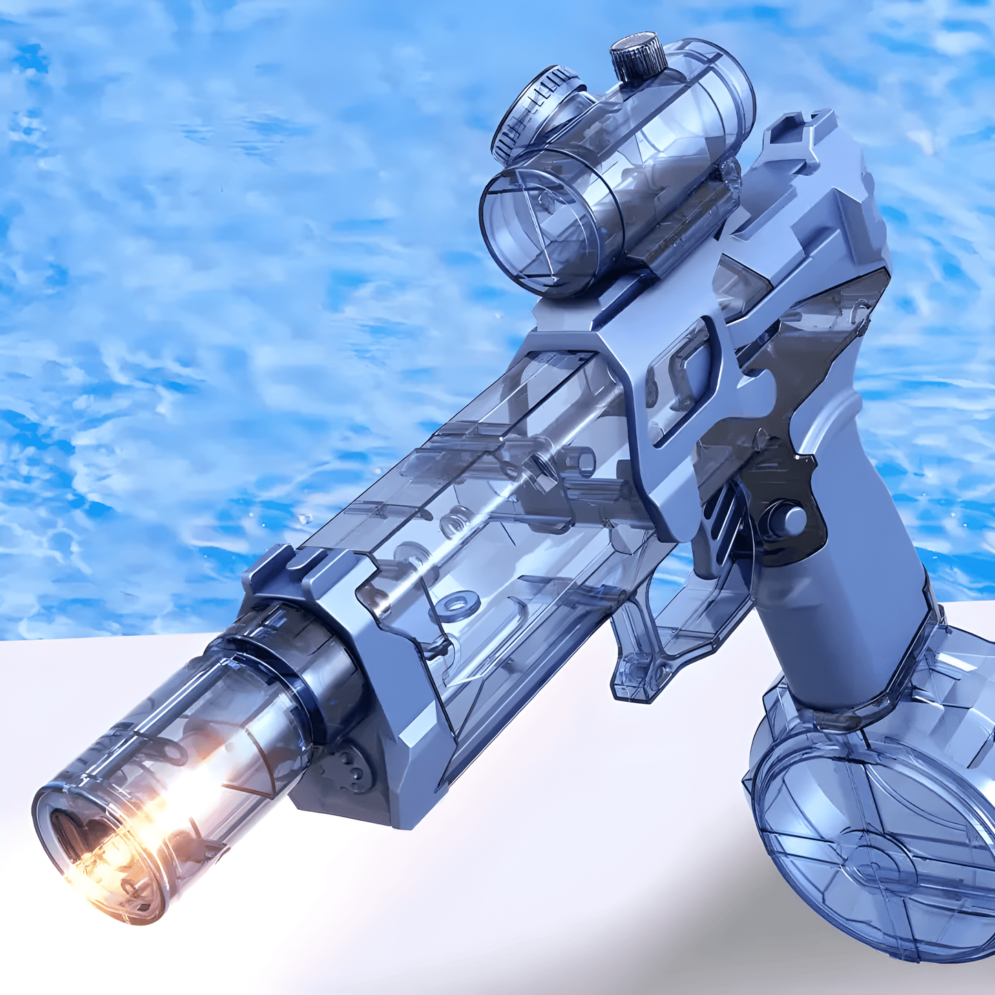 Rechargeable Electric Water Gun with Long Range and LED Effects