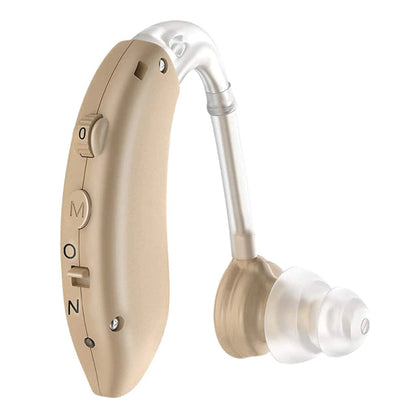 Rechargeable Hearing Aid with Adjustable Volume and 48-Hour Battery Life