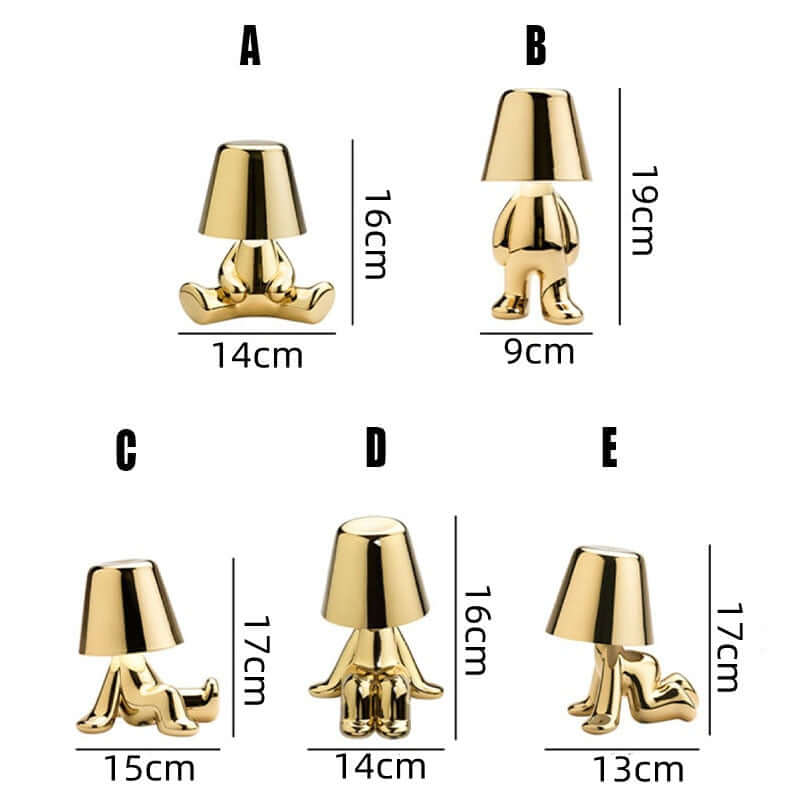 Rechargeable Mood LED Lamp with Touch Brightness Control and Cordless Design