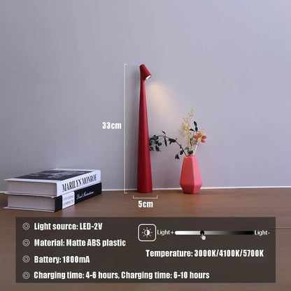 Rechargeable Touch Dimmable LED Table Lamp
