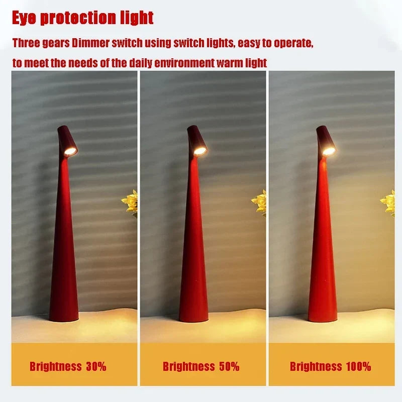 Rechargeable Touch Dimmable LED Table Lamp