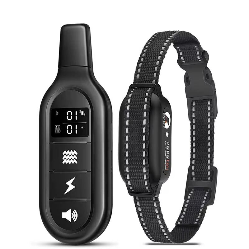 Rechargeable Waterproof Dog Training Collar with 1000m Remote