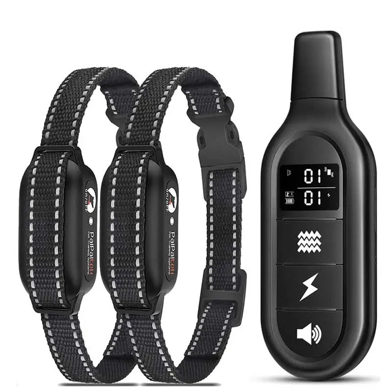 Rechargeable Waterproof Dog Training Collar with 1000m Remote