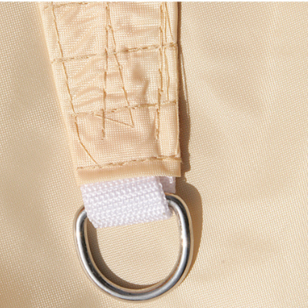 Rectangular Sun Shade Sail with Reinforced Corners and Fixing Rope