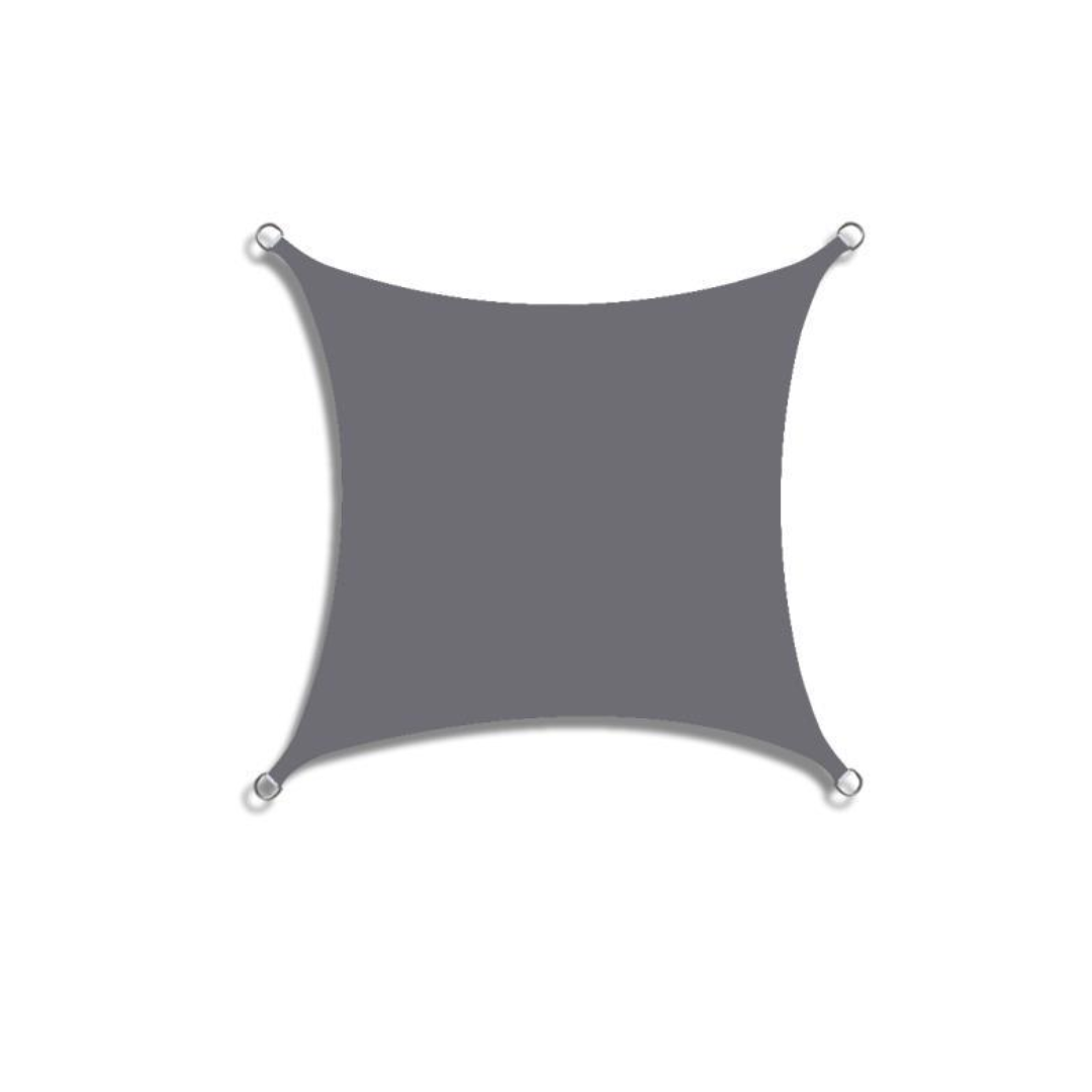 Rectangular Sun Shade Sail with Reinforced Corners and Fixing Rope