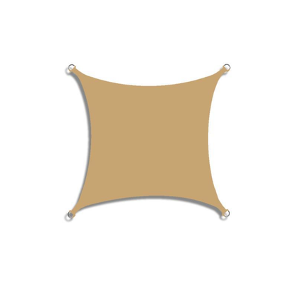 Rectangular Sun Shade Sail with Reinforced Corners and Fixing Rope