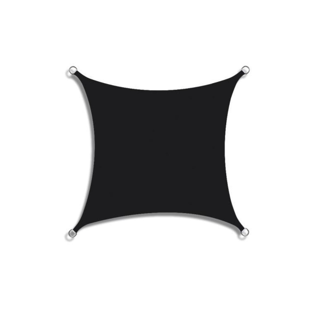 Rectangular Sun Shade Sail with Reinforced Corners and Fixing Rope