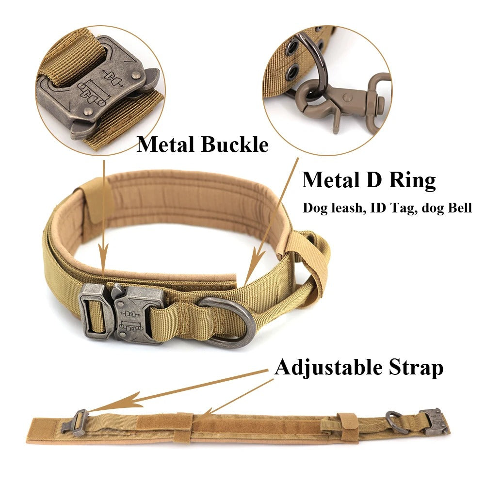Reflective Nylon Dog Leash with Strong Handle for Training