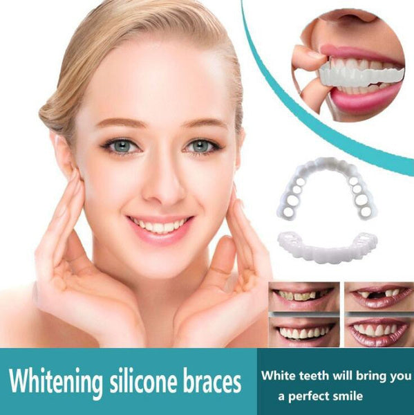 Removable Cosmetic Tooth Set for a Natural-Looking Smile