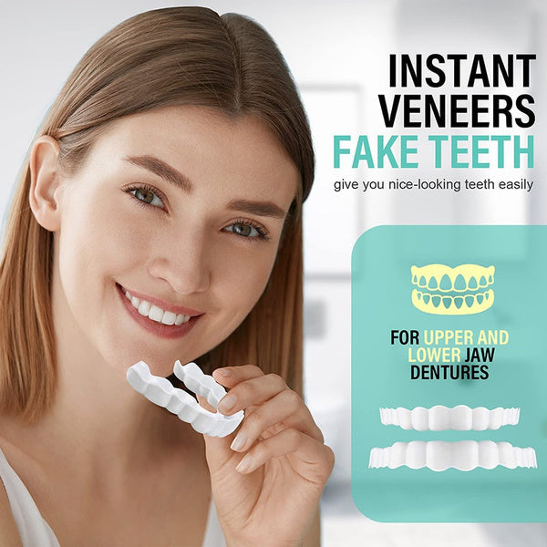 Removable Cosmetic Tooth Set for a Natural-Looking Smile