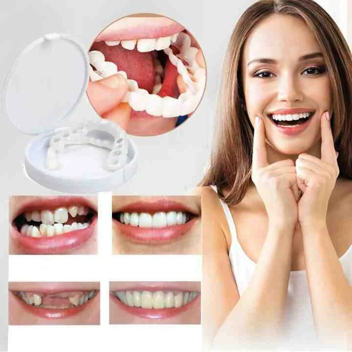 Removable Cosmetic Tooth Set for a Natural-Looking Smile