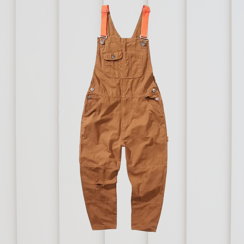 Reusable Garden Overalls with Adjustable Straps and Multiple Pockets