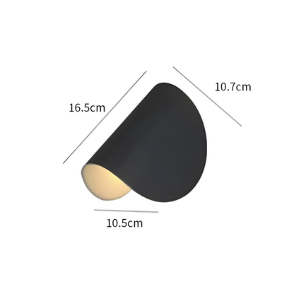 Rotating 5W Warm LED Wall Sconce
