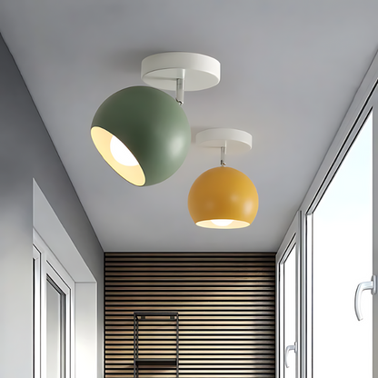 Round Aluminium Flush Mount Ceiling Light