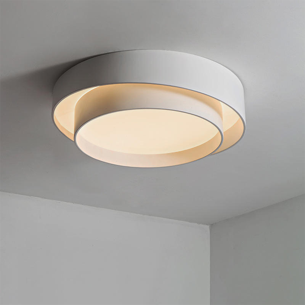 Round LED Flush Mount Ceiling Light with Minimalist Design