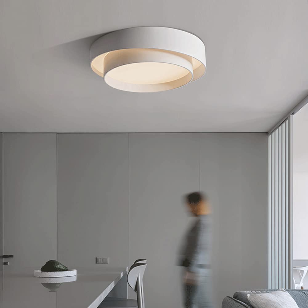 Round LED Flush Mount Ceiling Light with Minimalist Design