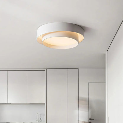 Round LED Flush Mount Ceiling Light with Minimalist Design