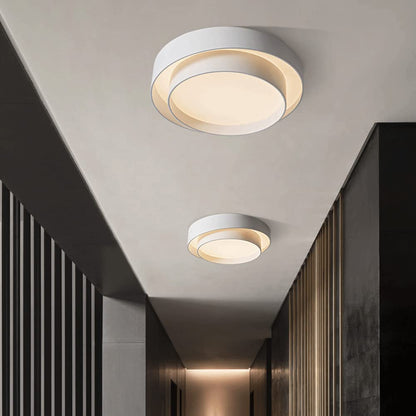 Round LED Flush Mount Ceiling Light with Minimalist Design
