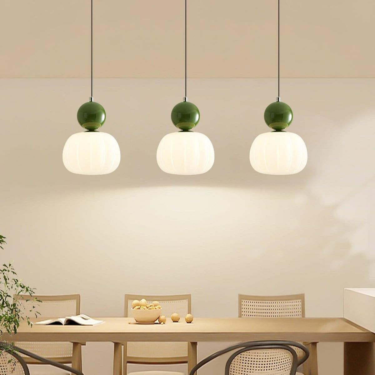 Round Organic Acrylic Pendant Light