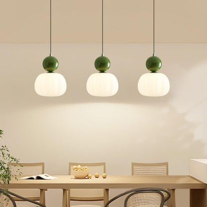 Round Organic Acrylic Pendant Light