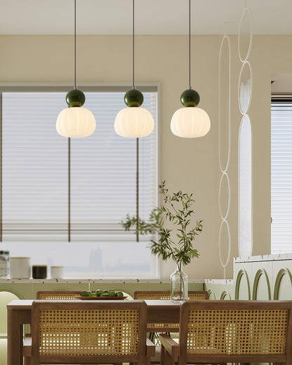 Round Organic Acrylic Pendant Light