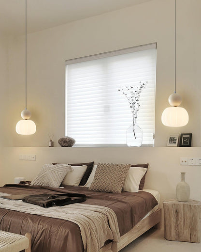 Round Organic Acrylic Pendant Light