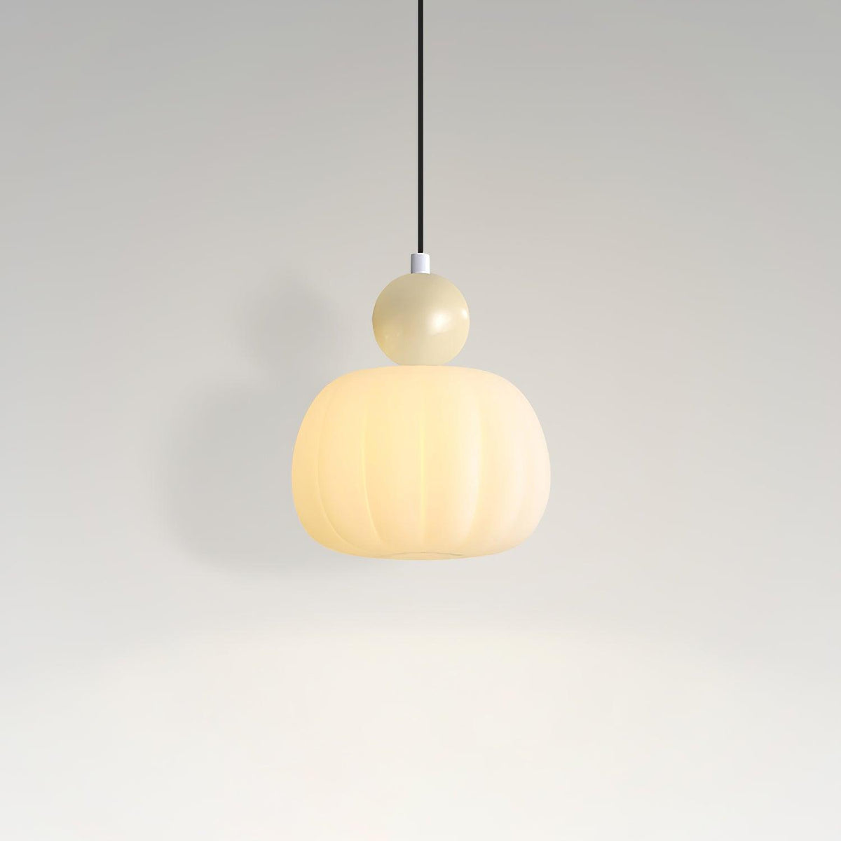 Round Organic Acrylic Pendant Light
