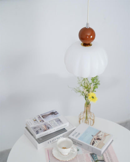 Round Organic Acrylic Pendant Light