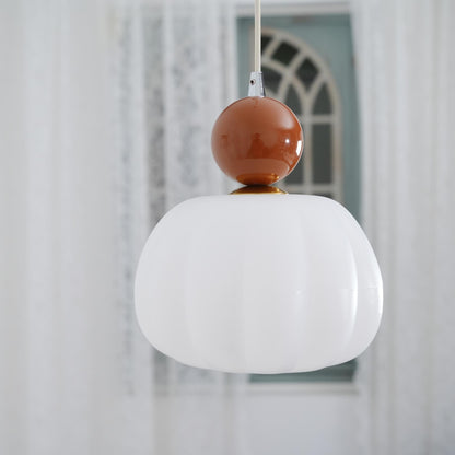 Round Organic Acrylic Pendant Light