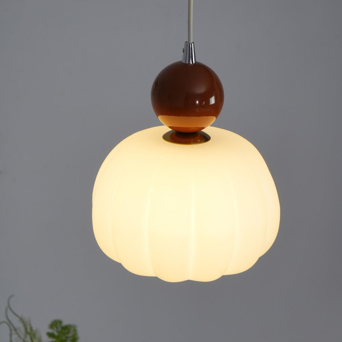 Round Organic Acrylic Pendant Light