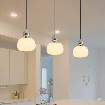 Round Organic Acrylic Pendant Light