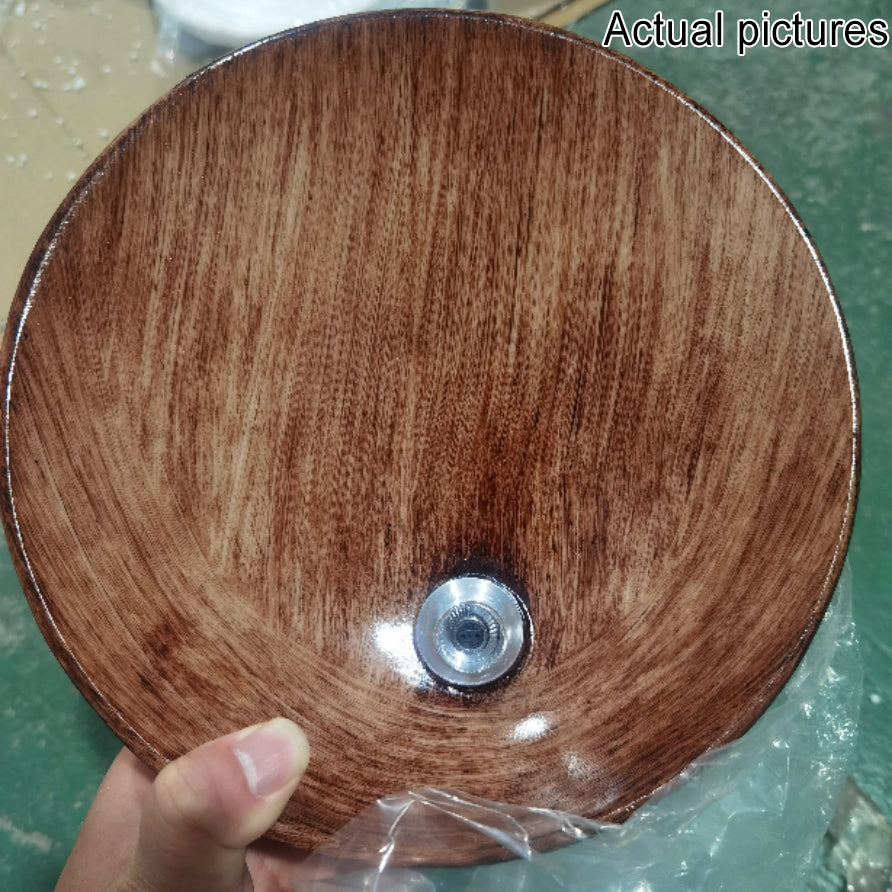 Round Resin and Iron Wall Sconce with Frosted Glass