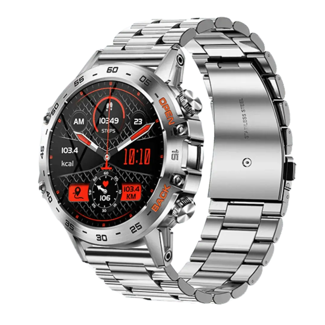 Rugged Smartwatch with GPS Bluetooth and Sports Tracking