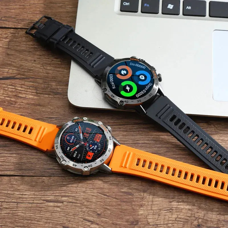 Rugged Smartwatch with GPS Bluetooth and Sports Tracking