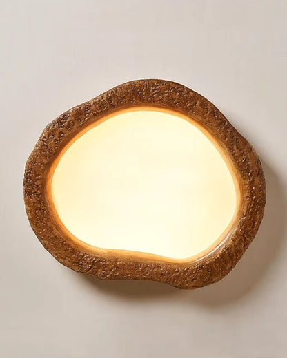 Rustic Wood Effect LED Ceiling Light