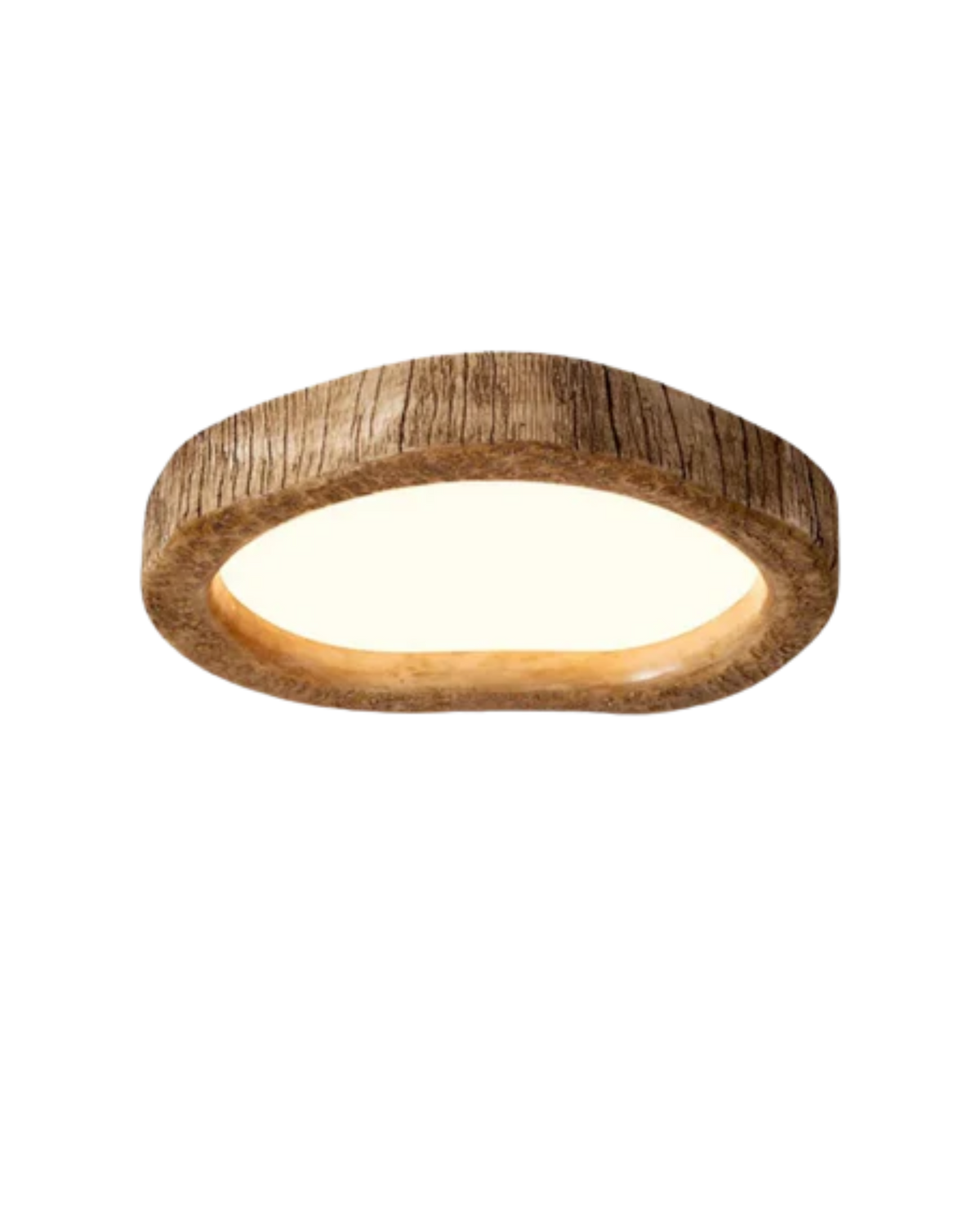 Rustic Wood Effect LED Ceiling Light