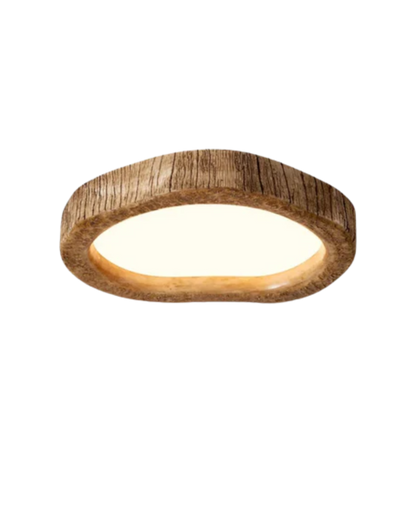Rustic Wood Effect LED Ceiling Light