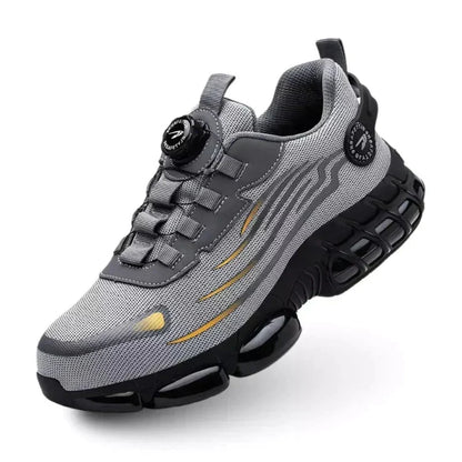 S1P Safety Shoes with Steel Toe and Rotating Buckle